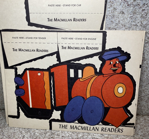 Vintage Lehrer Klassenzimmer Zubehör Pinnwand Macmillan Leser Tier Zug