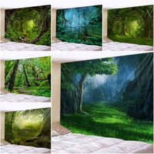 Large Virgin Forest Wall Hanging Blanket Throw Decor Tapestry Bedspread Wall Art