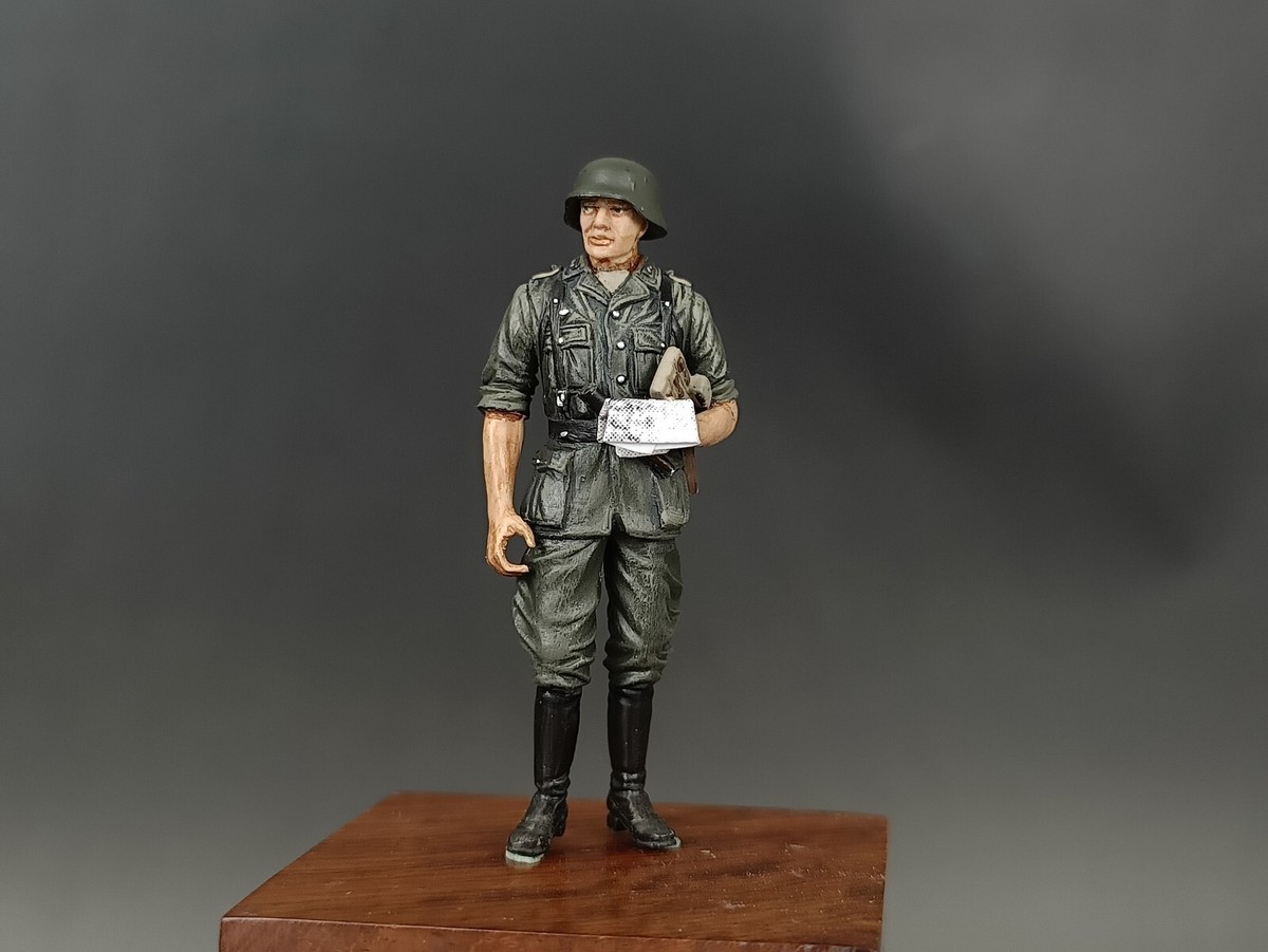 Figurine War Park Miniatures – Officier SS Das Reich, Koursk, 1/30, Métal Peint, Neuve