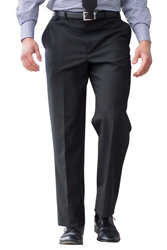 $71 NWT REDWOOD & ROSS EDWARDS MEN'S BLACK WOOL BLEND DRESS PANTS
