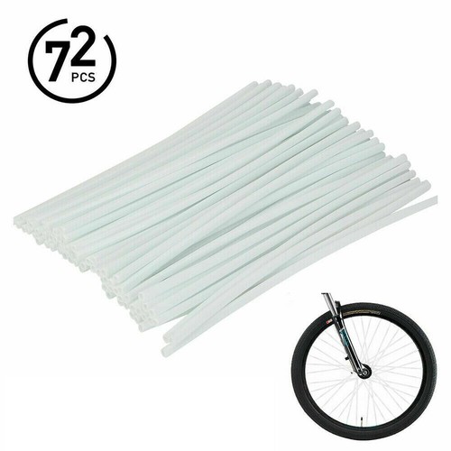 72Pcs Motorcycle Dirt Bike Spoke Skins Covers Wraps Wheel Rim Guard Protector - Picture 13 of 22
