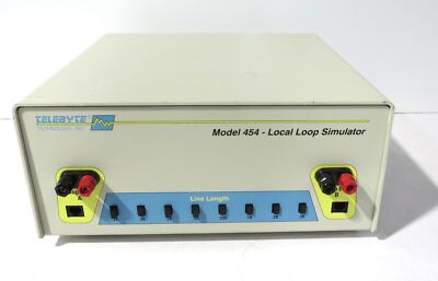 TELEBYTE TECHNOLOGY, INC MODEL 454 MODEL 454 - LOCAL LOOP SIMULATOR 
