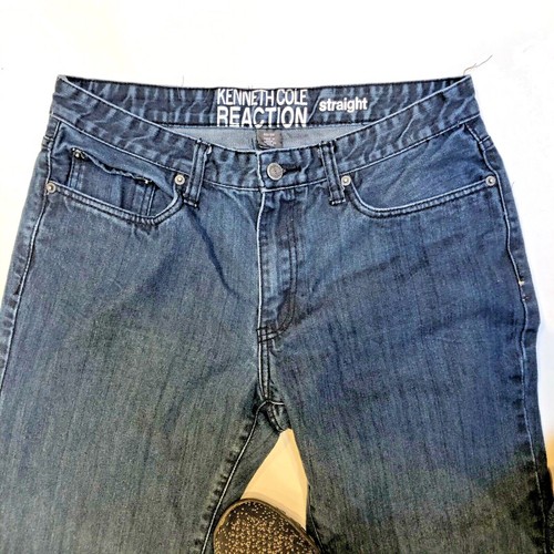 Blue Denim zip Button Closure 