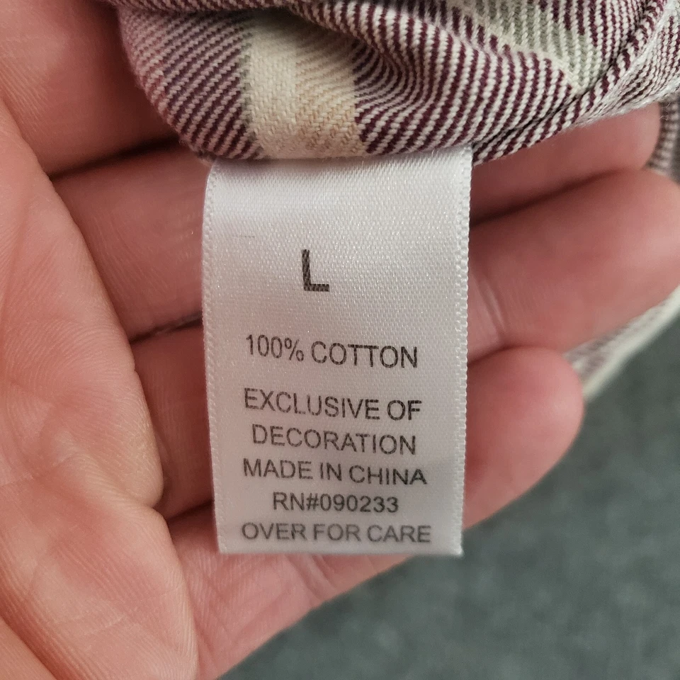 on the byas Camisa Abotonada Hombre Grande Manga Corta Rayas Bolsillo Foto 3 de 4