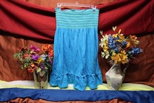 Kirra Girl's Blue Strapless Sundress Size X-Large shirt casual dress play Sale!*