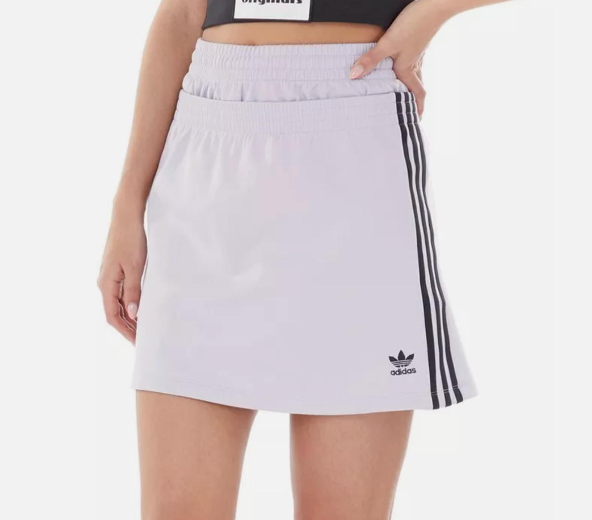 Adidas Originals Light Lavender Short Athletic Skirt 2X