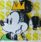 Ben Allen King Mickey Avec Couronne No4 3D Main Signée Urban Pop Ru Artiste
