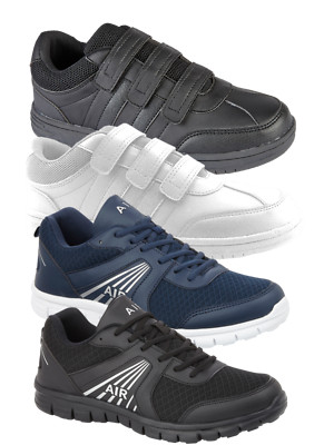 Sneaker Sportlich Leicht Herren Schnürer Rip Tape Freizeit Verstellbar Bequem