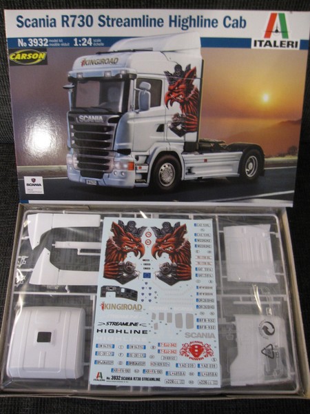Scania R730 V8 Streamline Highline Cab Von Italeri Im MaßStab 1:24 *Neu*-image
