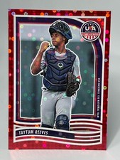 2024 Panini USA Stars & Stripes TAYTUM REEVES #44 Red Parallel 078/199