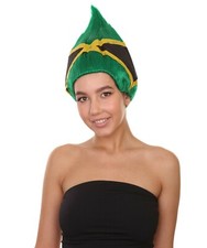 Unisex Flag Troll Wigs Collections, Premium Breathable Caples, Jamaica HW-1441A
