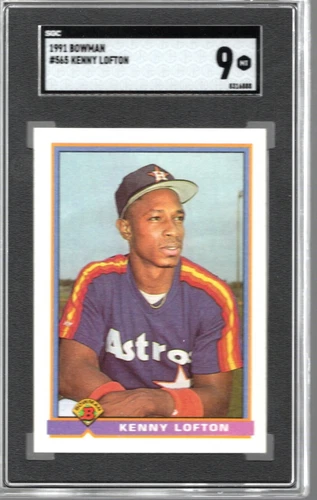 Kenny Lofton 1991 Bowman #565 SGC 9 RC