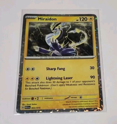 2025 Pokmon McDonald's Promo Miraidon Holo Foil 003/015 | eBay