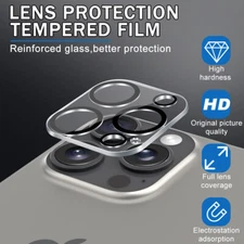 For iPhone 16 Pro Max 16 Plus 16 Pro Tempered Glass Camera Lens Cover Protector