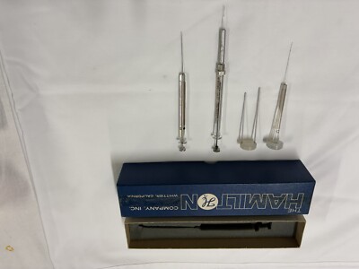 Vintage Syringe Glass  Needle LOT  Collectible Only collector