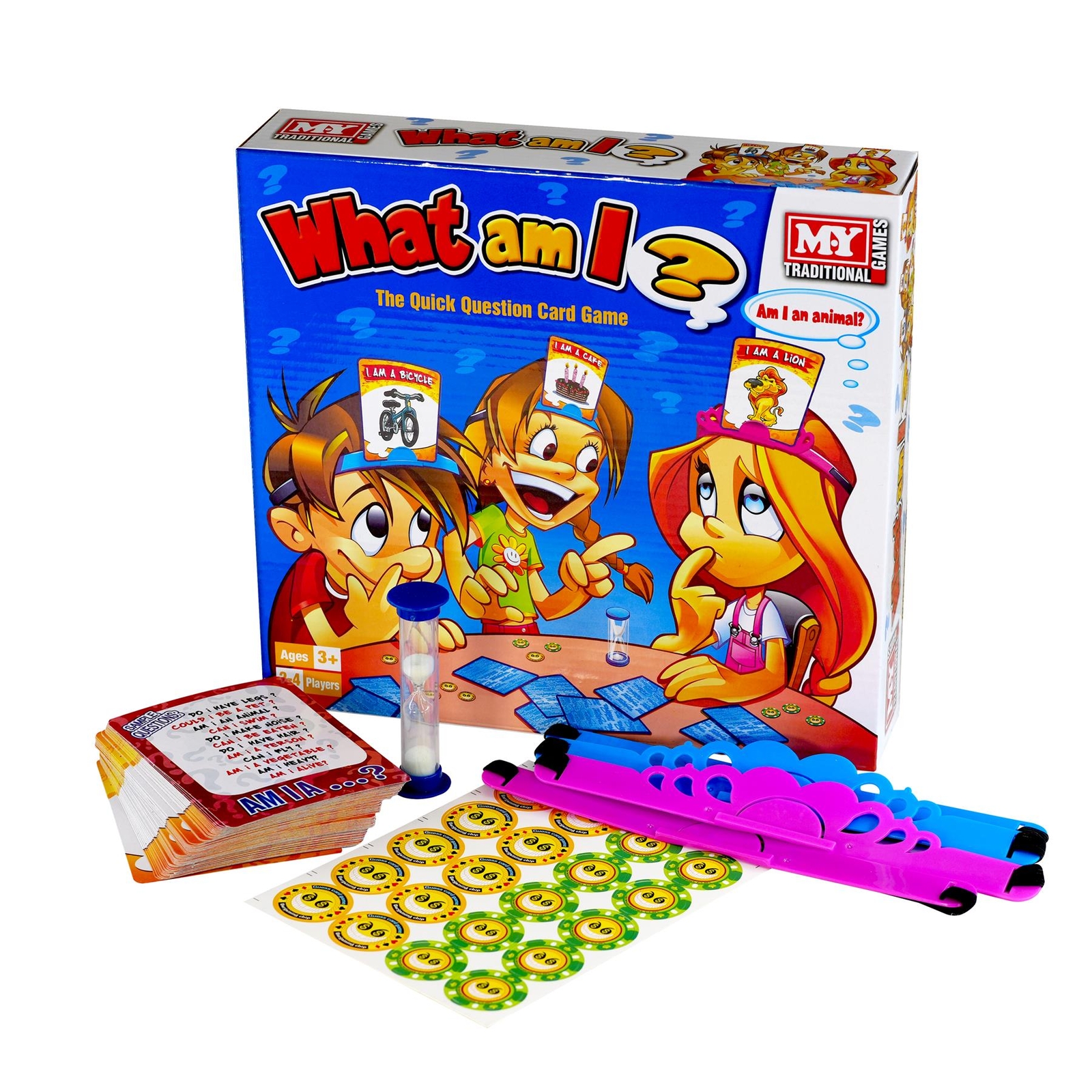 What Am I Game Traditional Family Party Fun Guessing Game 50 Cards Chips  Timer 5033849036652 | eBay