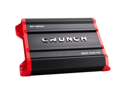 Crunch GP-1500.1 Ground Pounder 1500 Watt Mono Subwoofer Amplifier