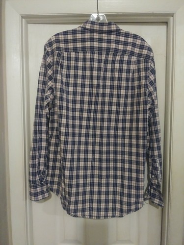 Michael Kors Fit Men's Multi-Color Cotton Plaid Long Sleeve Button-Up Shirt SZ M - Picture 5 of 8