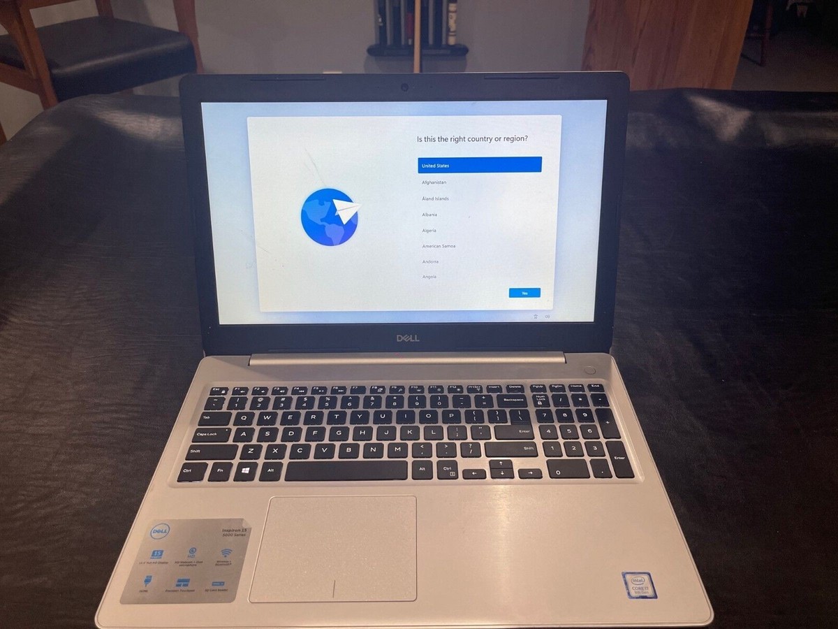 Dell Inspiron 5570, 15 Inch Display 2018 Intel(R) Core(TM