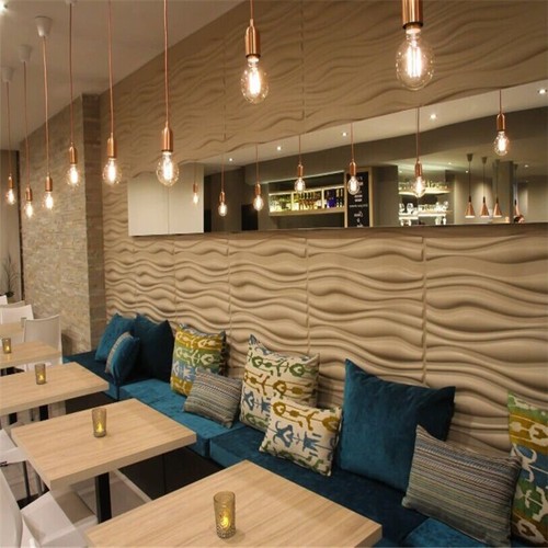 PVC 3D Wall panel Decorative Wall Ceiling Tiles Cladding NOT BAMBOO 50cmx50cm - Picture 5 of 126