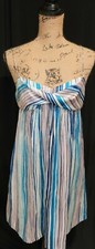Loft Multicolor Stripe Sundress Spaghetti Straps Size 2