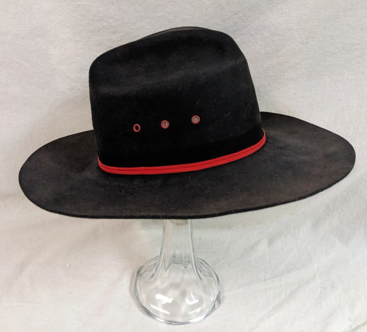 Chapeau Western Cowboy Vintage Bailey New West Diamond X - Taille 7 3/8 - Avec Boîte