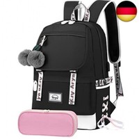 Schulrucksack MäDchen Teenager Rucksack Schule Teen Schultasche Outdoor Reise Sc