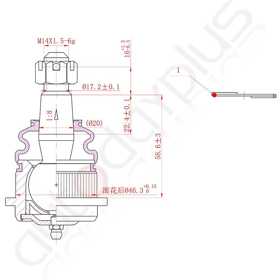 Compatível com 1994-1996 Dodge Ram 1500 2WD 12 peças kit de suspensão dianteira e traseira braço Pitman - Imagem 4 de 4