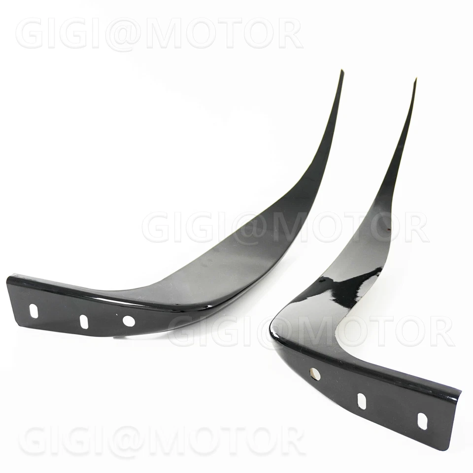 Guardabarros trasero negro brillante para Chevy Corvette C6 Z06 ZR1 2005-2013 Foto 4 de 4