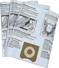 3 Hi Efficiency Bags for Ridgid VF3502 12-16 Gal Wet Dry Vacuum