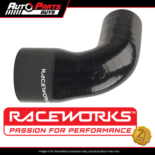 2 Inch 90 Degree Silicone Elbow Hose Connector - Black Turbo Intake Pipe Coupler 6 thumbnail image