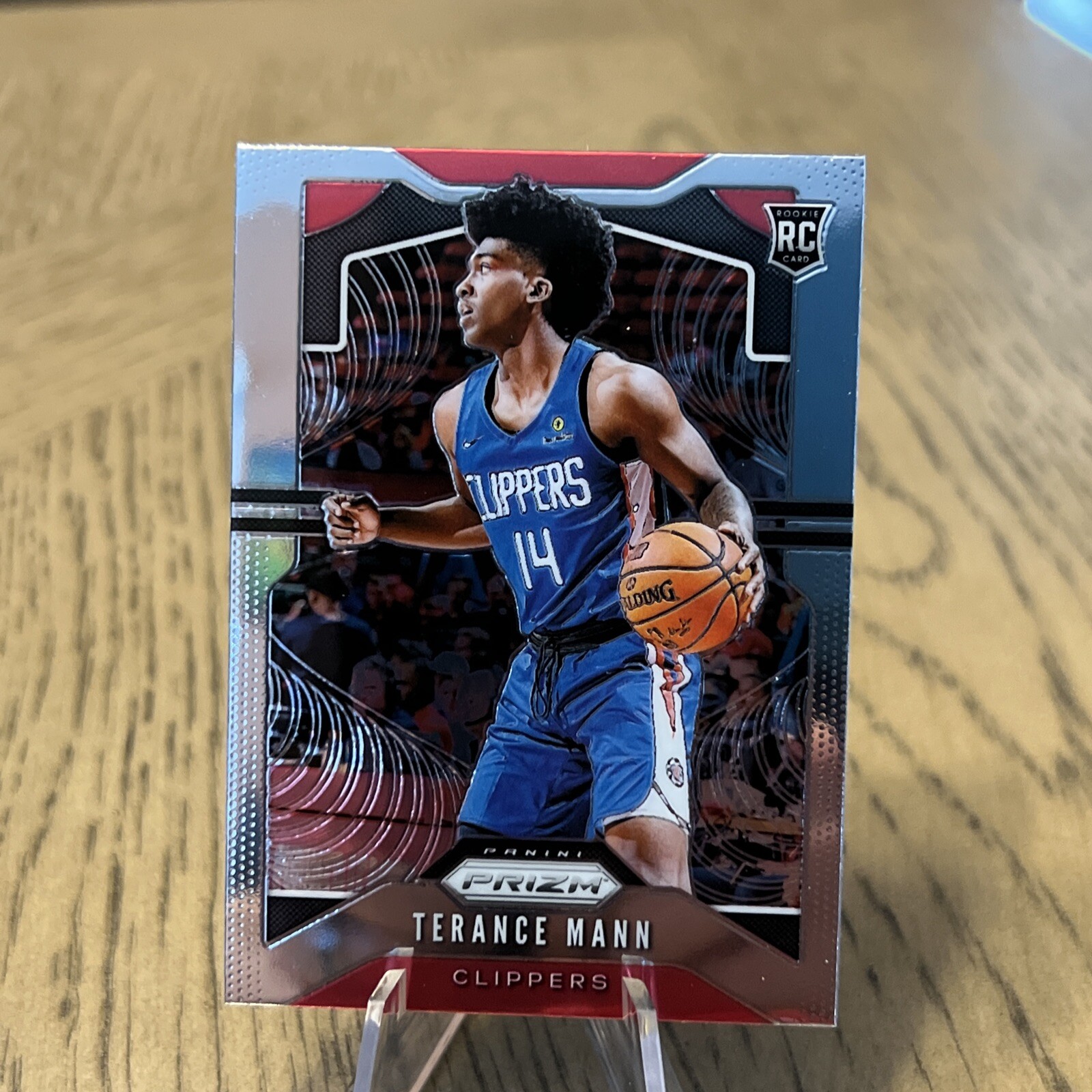 TERANCE MANN 2019-20 PANINI PRIZM RC PRIZM #296 CLIPPERS