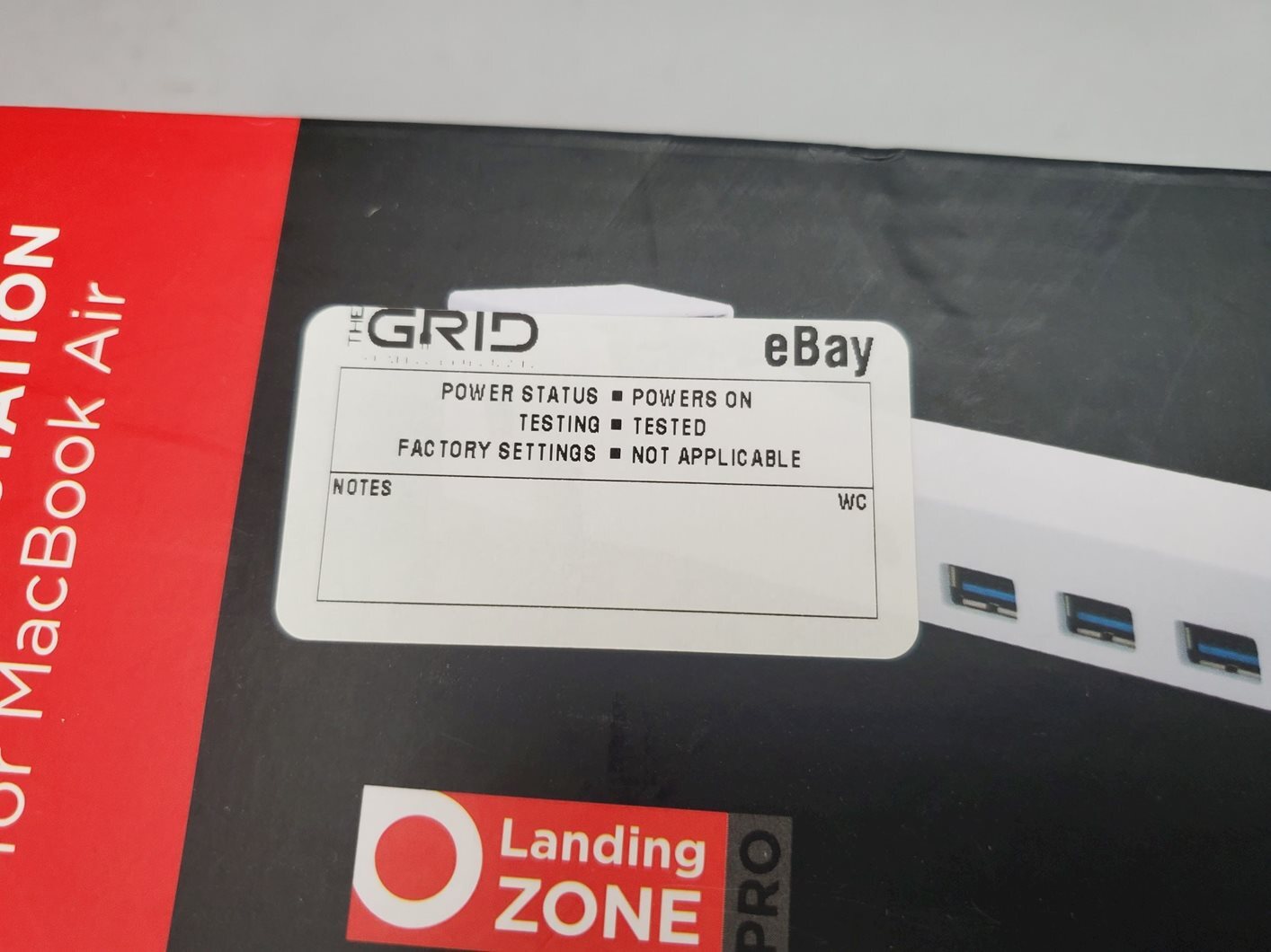 LandingZone Pro LZ2013AT Apple Macbook Air 13" Docking Station - Open Box