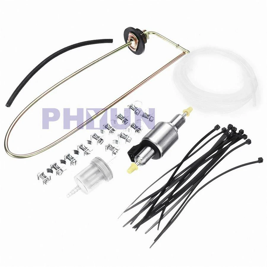 60CM Fuel Tank Sender Stand Pipe Kit For 12V 3-8KW Diesel Air Heater Thermostat - Image 3 of 4