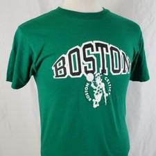 Vintage 90s Champion Boston Celtics T-Shirt Adult Medium Green Single Stitch NBA