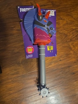 Fortnite Thunder Crash Foam Tool Pick Axe Expandable Cosplay Kids Toy