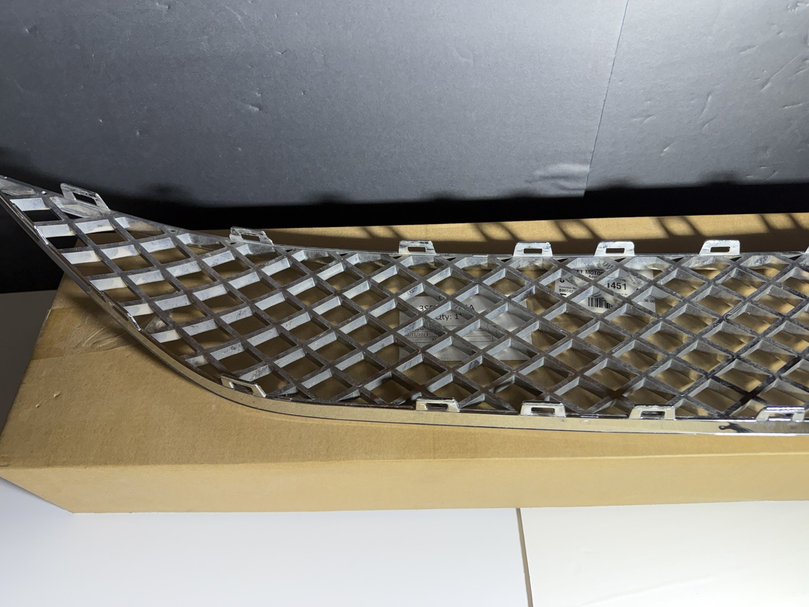 2018-2024 Bentley Continental GT GTC OEM Front Lower Right Grille 3SD807676A