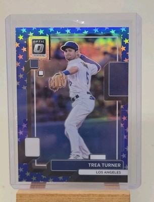 Trea Turner /76 2022 Panini Donruss Optic #143 Spirit of 76 Prizm