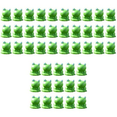  3 Count Mini Frosch Gartendekoration Harzminiaturen Froschfiguren