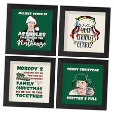 Christmas Vacation Decorations, Funny Holiday Wood Signs for Home Table