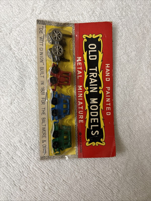 Old Train Models Hand Metal Miniature  De Witt CI Inion  1831 Baltimore & Ohio ￼