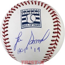 Lee Smith Signed Autographed Hall of Fame ML Baseball Inscribed HOF 19 TRISTAR