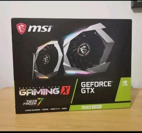 MSI  GPU GeForce GTX 1660 Super Gaming X, DDR6 - RGB edition