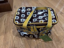 Vera Bradley insulated Lunch Bunch Slate Blooms New with Tag RARE