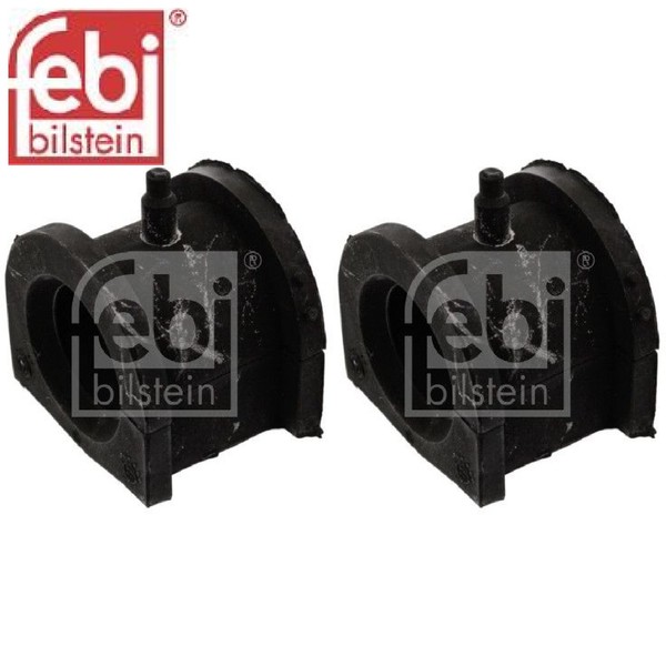 2X Lagerung FüR Stabilisator Febi Bilstein 41163 Stabilager Gummilager-image