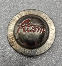 YONEZAWA - ATOM JET 58 RACER - VINTAGE TIN TOY - WHEEL HUB CAP - JAPAN 1954