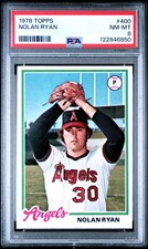 1978 TOPPS #400 NOLAN RYAN PSA 8