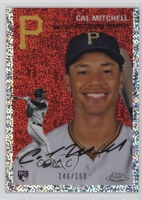 2023 Chrome Platinum Anniversary Speckle Refractor Cal Mitchell Rookie RC 1e1b
