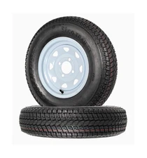 eCustomrim 2-Pack Trailer Tire On Rim ST175/80D13 175/80 D 13 Load Range C 4 ...