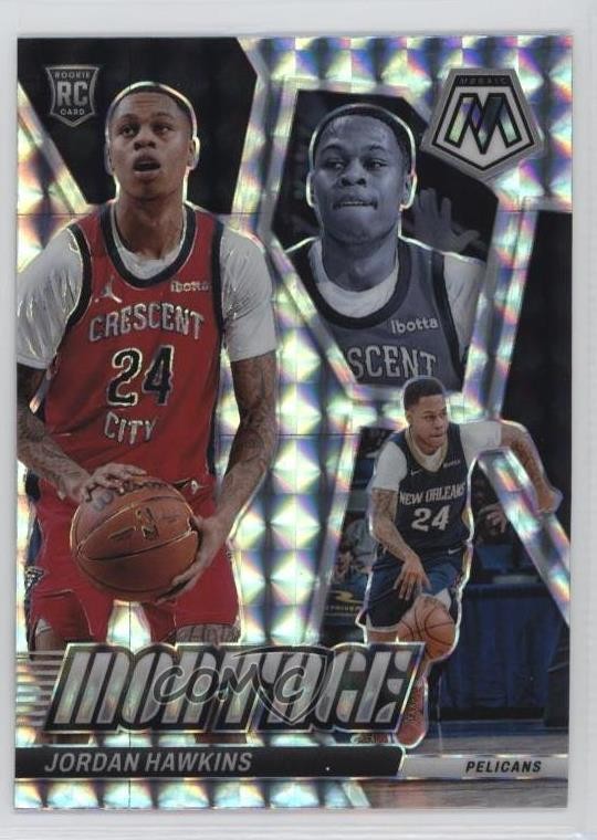 2023-24 Panini Mosaic Montage Mosaic Prizm Jordan Hawkins #23 Rookie RC 0o69